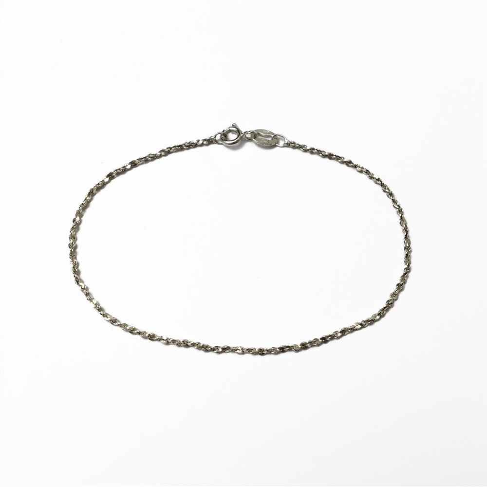 925 Sterling Silver Chain Bracelet - Picture 2 of 5